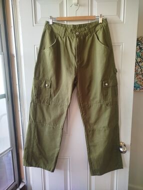 Olive Green Cargo Pants